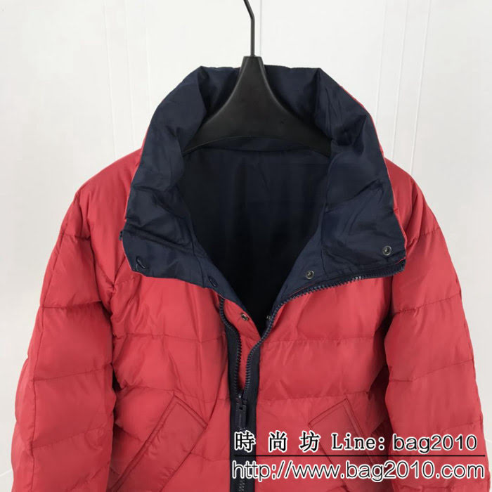 BURBERRY巴寶莉 專櫃同歩 18專櫃限量款 拼色雙面穿羽絨服 秋冬最新款 男款雙面羽絨服 ydi2297